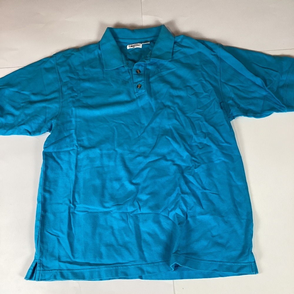Cuffy's Cape Cod Mens Polo Shirt Size L Large Top Short Sleeve Comfort Casual